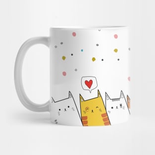 Cute kawaii cats Mug